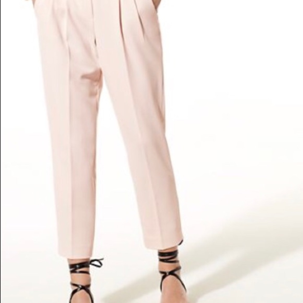 Beautiful blush pink Aritzia Cohen pants!